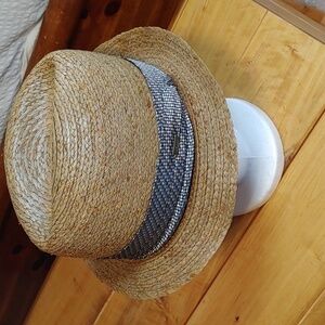 🌻Delux Men's Straw Fedora with Colourful Band